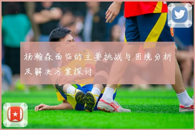 杨瀚森面临的主要挑战与困境分析及解决方案探讨