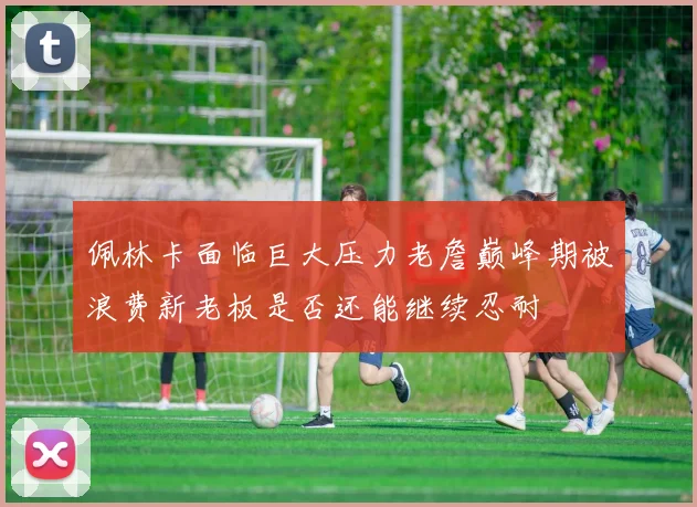佩林卡面临巨大压力老詹巅峰期被浪费新老板是否还能继续忍耐